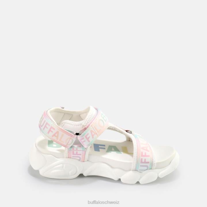 Buffalo cld tec vegane Sandalen 846Z558 Weiss|Sandalen