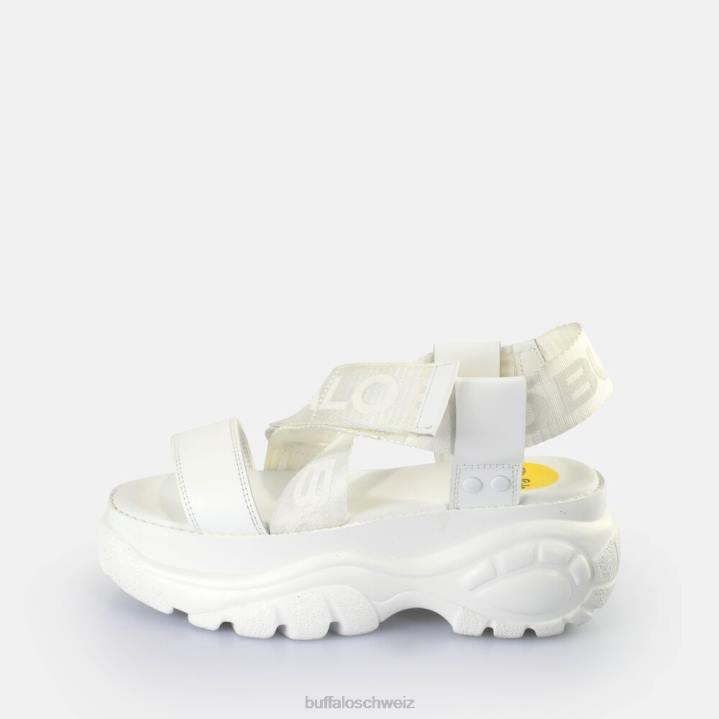 Buffalo klassische und Plateausandalen 846Z497 Weiss|Sandalen