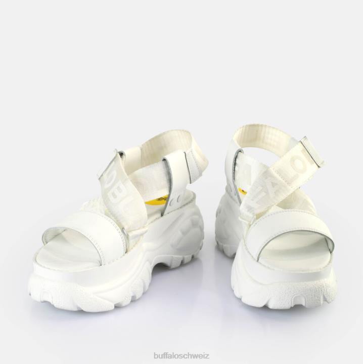 Buffalo klassische und Plateausandalen 846Z497 Weiss|Sandalen