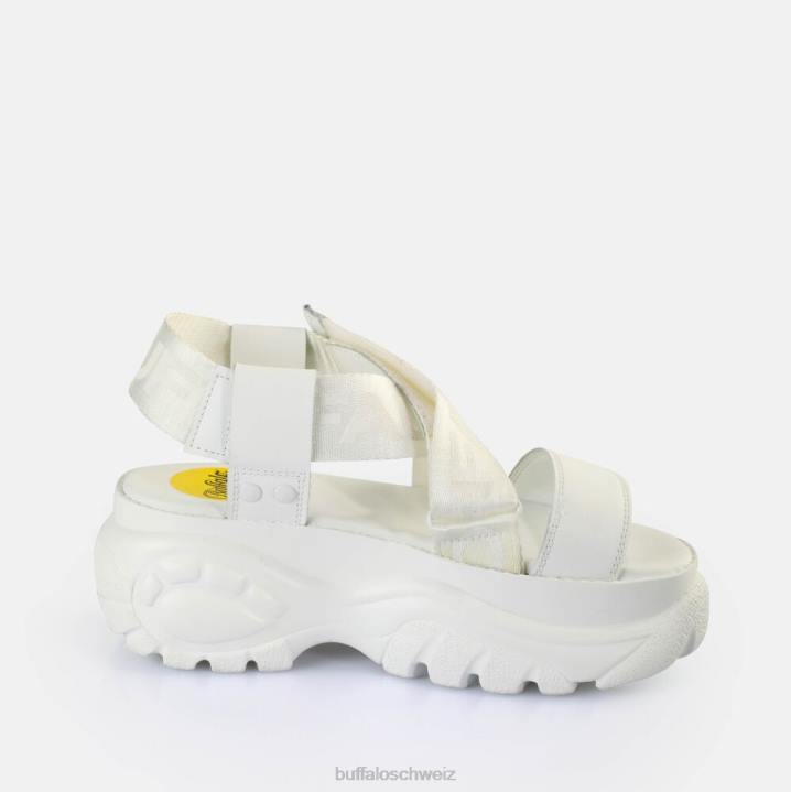 Buffalo klassische und Plateausandalen 846Z497 Weiss|Sandalen
