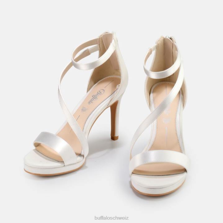 Buffalo Anna Lux Sandale 846Z807 Elfenbein|Sandalen