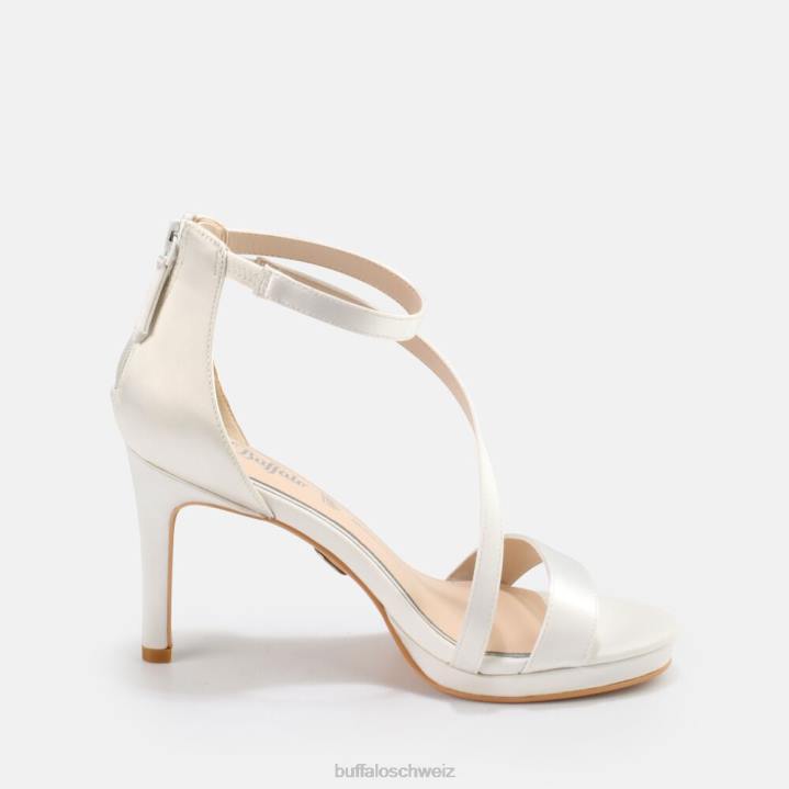 Buffalo Anna Lux Sandale 846Z807 Elfenbein|Sandalen