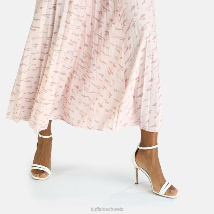 Buffalo Blair Chic Knöchelriemensandalen vegan 846Z765 Weiss|Sandalen