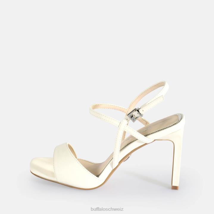 Buffalo Blair Finess Sandaletten vegan 846Z152 Weiss|Sandalen