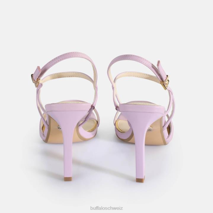 Buffalo Blair Finess Sandaletten vegan 846Z153 Lavendel|Sandalen