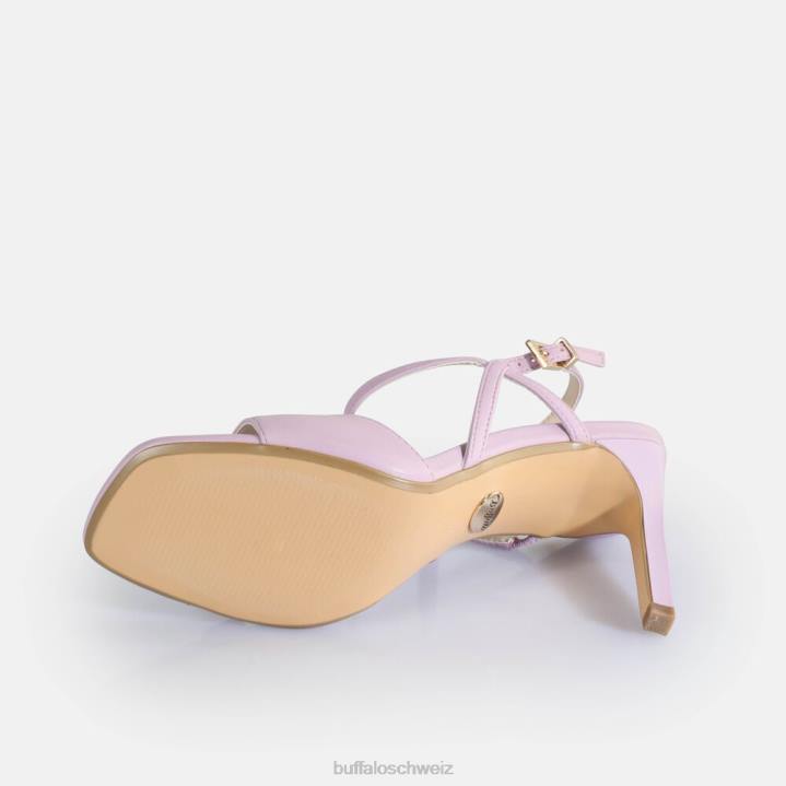 Buffalo Blair Finess Sandaletten vegan 846Z153 Lavendel|Sandalen