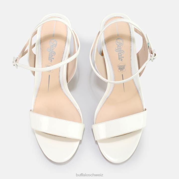 Buffalo Carla-Sandale 846Z837 Weiss|Sandalen