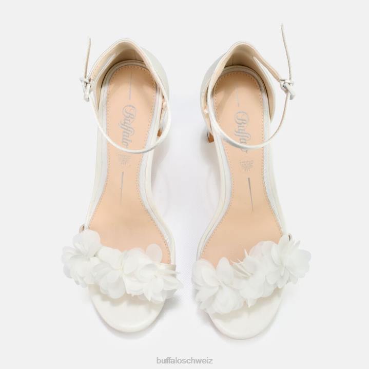Buffalo Chiara-Sandale 846Z890 Elfenbein|Sandalen