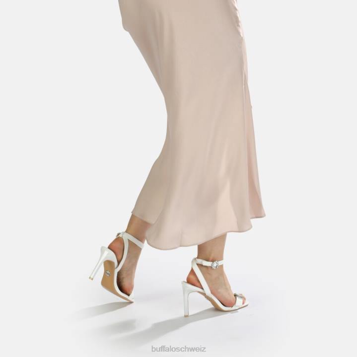 Buffalo Elena-Sandale 846Z306 Weiss|Sandalen