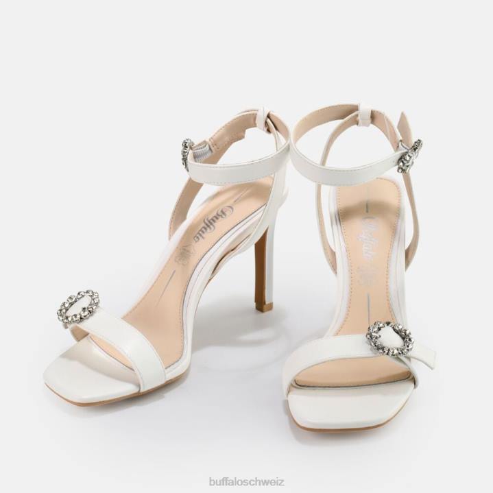 Buffalo Elena-Sandale 846Z306 Weiss|Sandalen