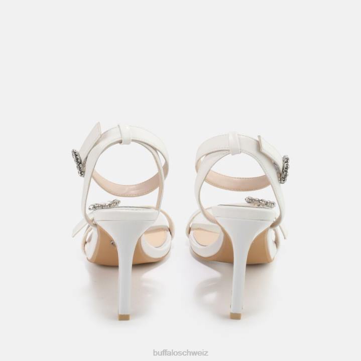 Buffalo Elena-Sandale 846Z306 Weiss|Sandalen