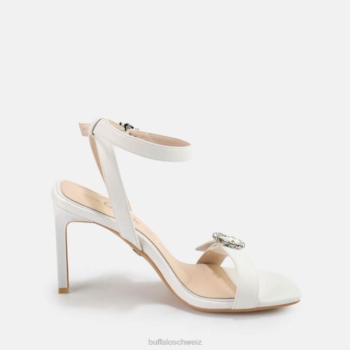 Buffalo Elena-Sandale 846Z306 Weiss|Sandalen