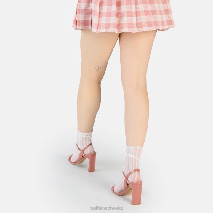 Buffalo Jeans-Sandalette mit Absatz, vegan 846Z38 Beere|Sandalen