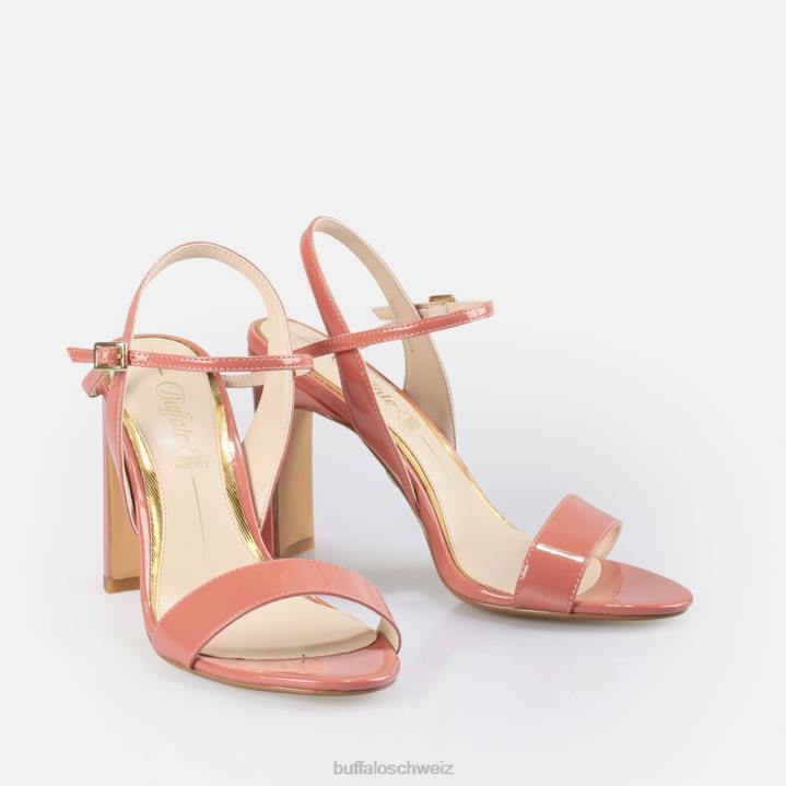 Buffalo Jeans-Sandalette mit Absatz, vegan 846Z38 Beere|Sandalen