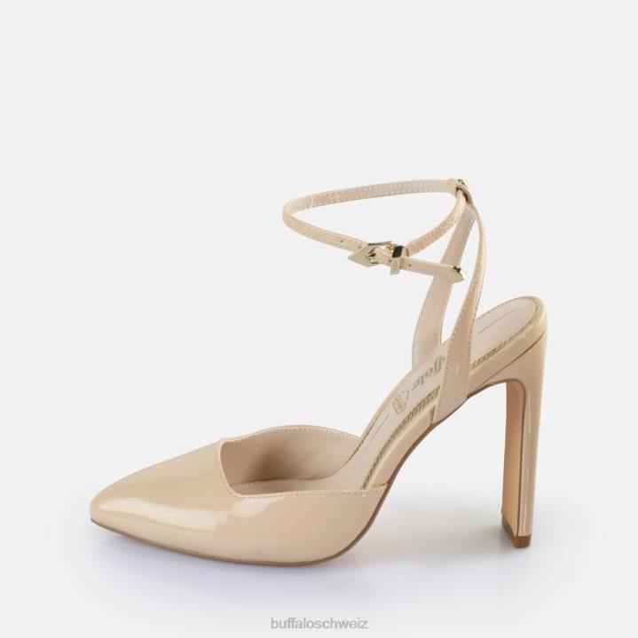 Buffalo Jolie Vamp Absatzsandalen vegan 846Z330 Beige|Sandalen