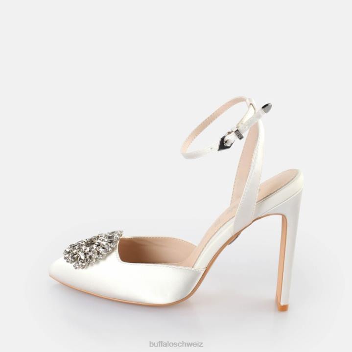 Buffalo Judy Ice-Sandalen mit Absatz 846Z551 Elfenbein|Sandalen