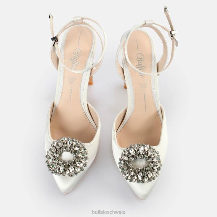 Buffalo Judy Ice-Sandalen mit Absatz 846Z551 Elfenbein|Sandalen