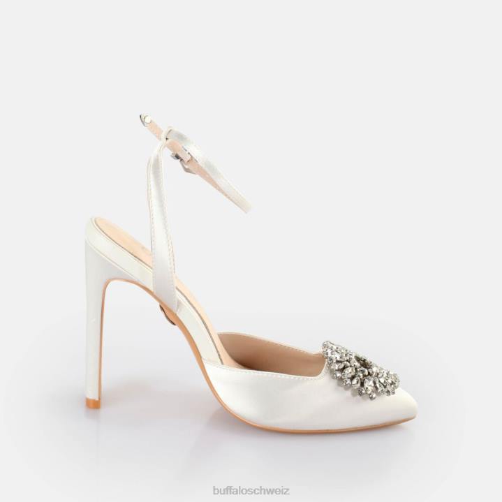 Buffalo Judy Ice-Sandalen mit Absatz 846Z551 Elfenbein|Sandalen