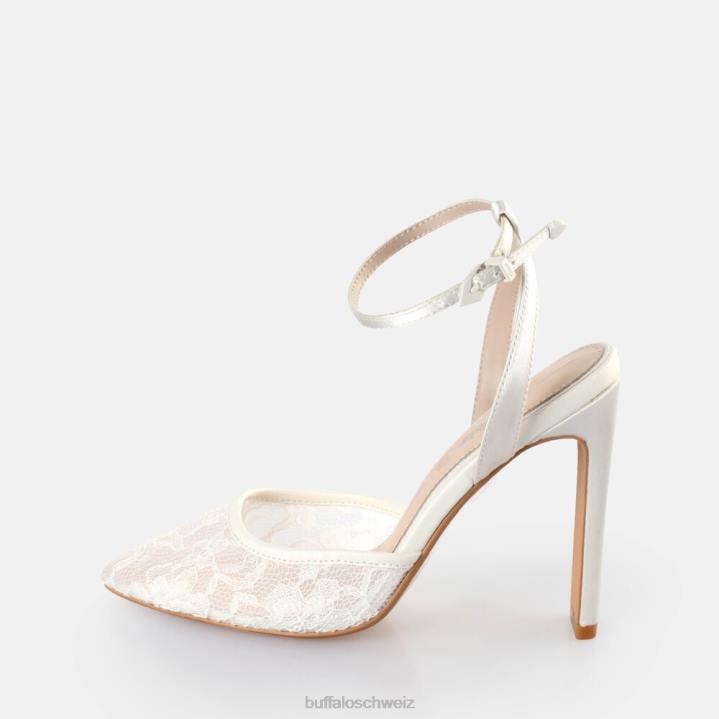 Buffalo Judy Vamp-Sandalen mit Absatz 846Z523 Weiss|Sandalen