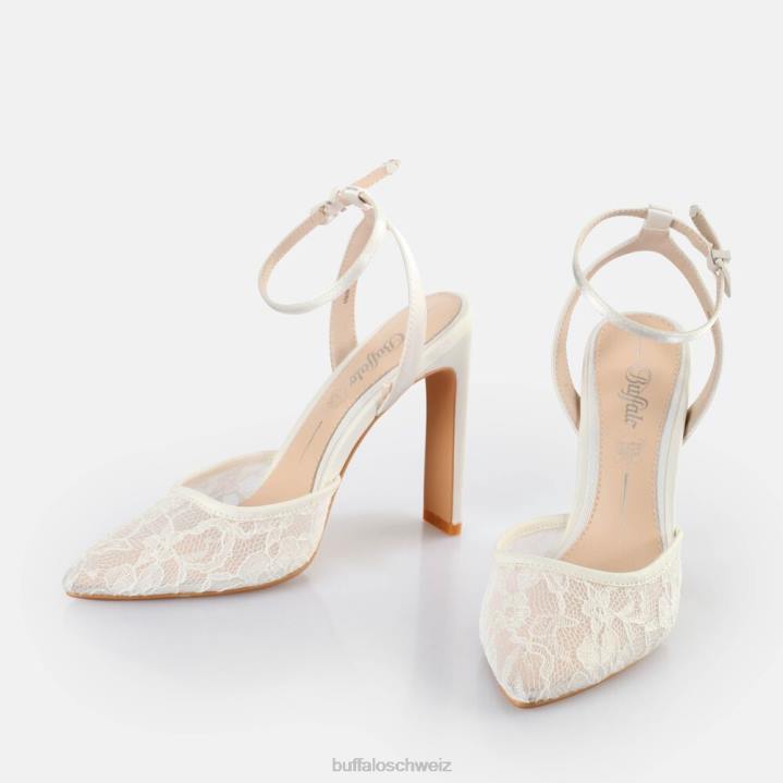 Buffalo Judy Vamp-Sandalen mit Absatz 846Z523 Weiss|Sandalen