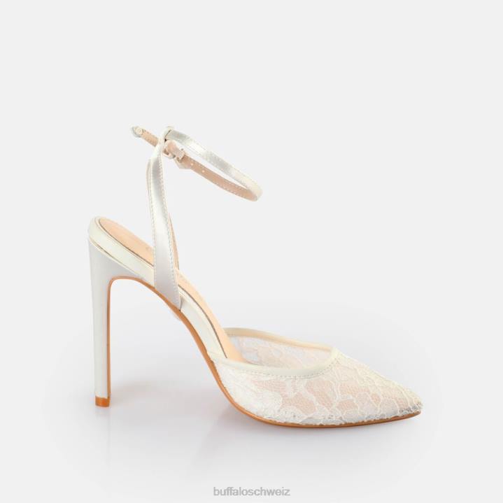 Buffalo Judy Vamp-Sandalen mit Absatz 846Z523 Weiss|Sandalen