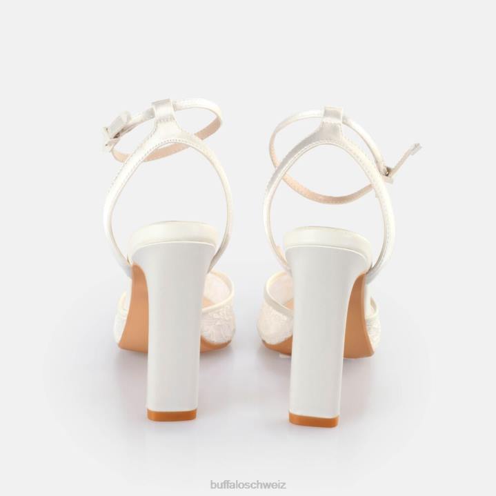 Buffalo Judy Vamp-Sandalen mit Absatz 846Z523 Weiss|Sandalen