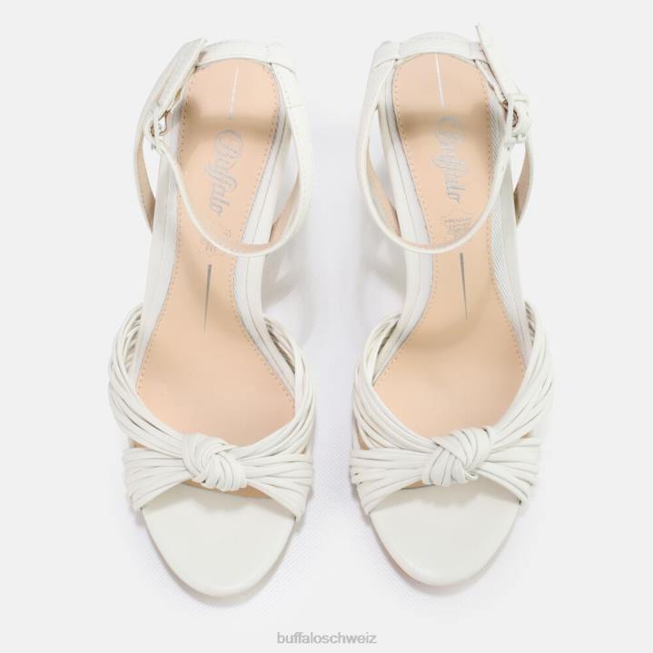Buffalo Leona-Sandale 846Z749 Weiss|Sandalen