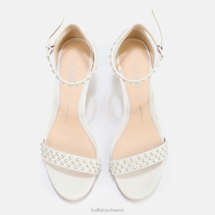Buffalo Lianensandale 846Z399 Weiss|Sandalen