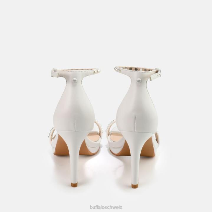 Buffalo Lianensandale 846Z399 Weiss|Sandalen
