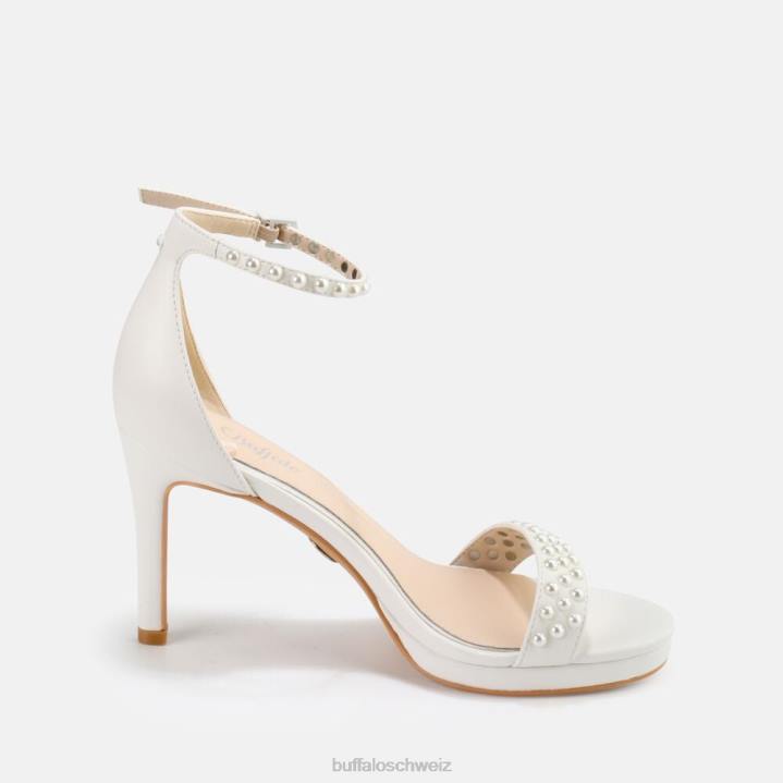 Buffalo Lianensandale 846Z399 Weiss|Sandalen