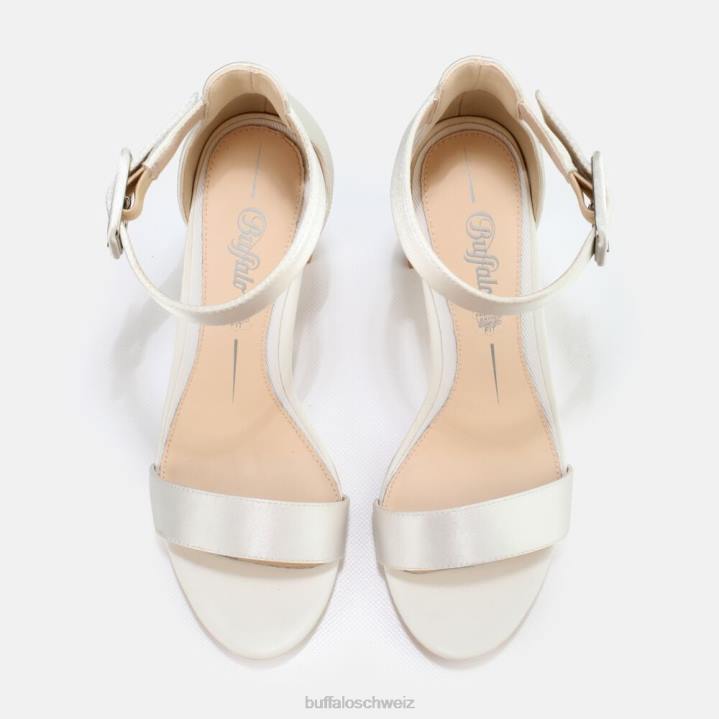 Buffalo Lorena-Sandale 846Z820 Elfenbein|Sandalen