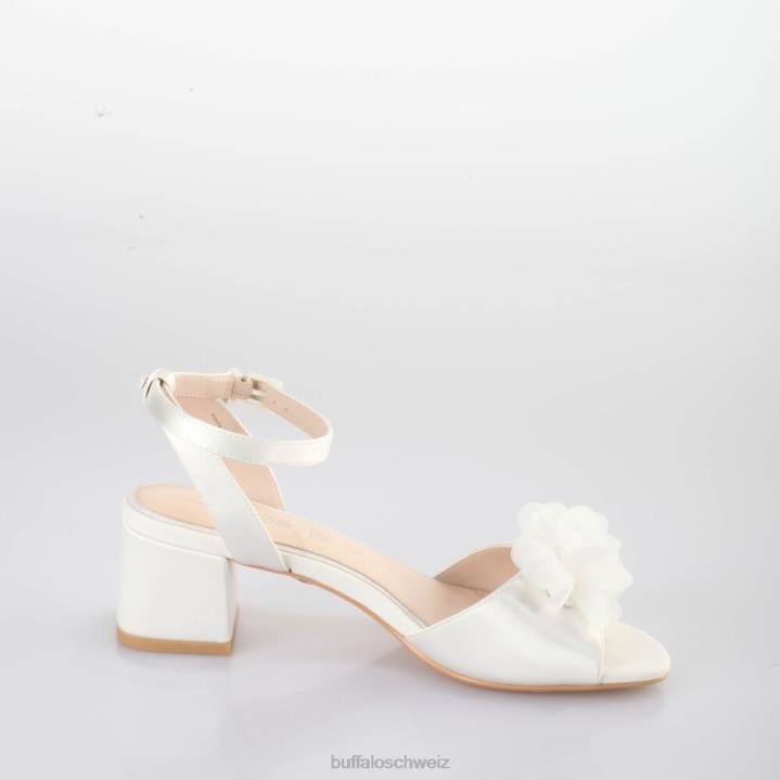 Buffalo Lucy Rose-Sandalen mit Absatz 846Z11 Elfenbein|Sandalen