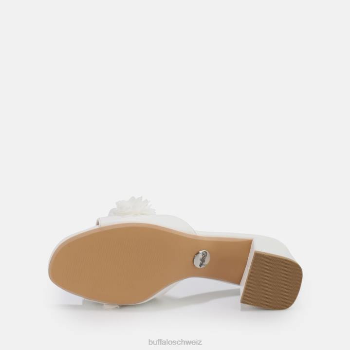 Buffalo Luna Bloom Sandale 846Z806 Elfenbein|Sandalen