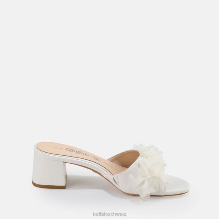 Buffalo Luna Bloom Sandale 846Z806 Elfenbein|Sandalen