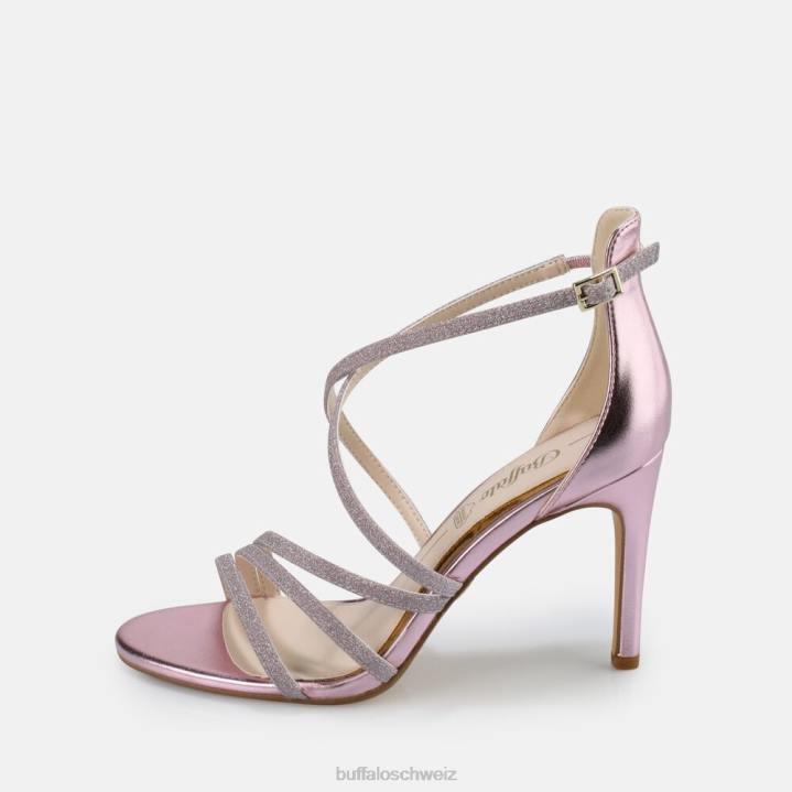 Buffalo Makai 2 Sandale vegan 846Z490 Rosa|Sandalen