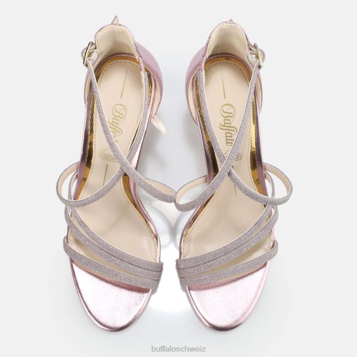 Buffalo Makai 2 Sandale vegan 846Z490 Rosa|Sandalen