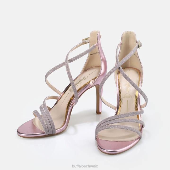 Buffalo Makai 2 Sandale vegan 846Z490 Rosa|Sandalen