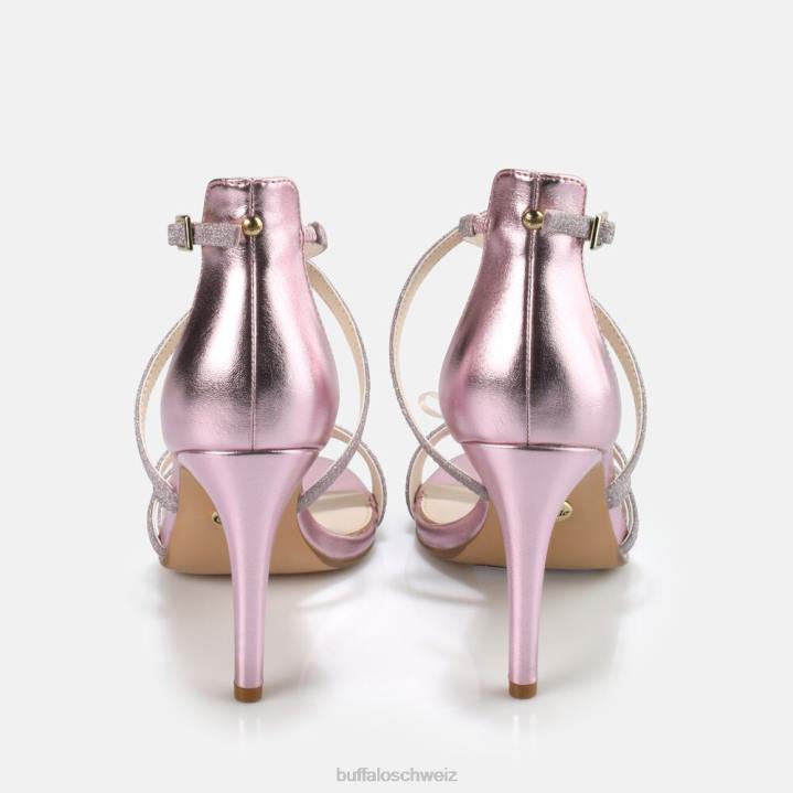 Buffalo Makai 2 Sandale vegan 846Z490 Rosa|Sandalen