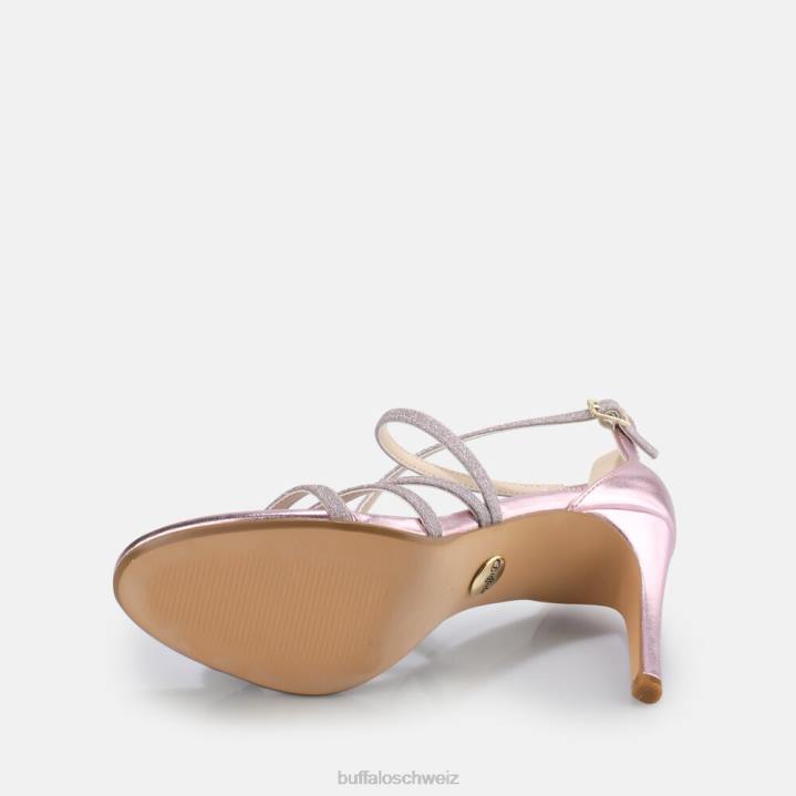 Buffalo Makai 2 Sandale vegan 846Z490 Rosa|Sandalen