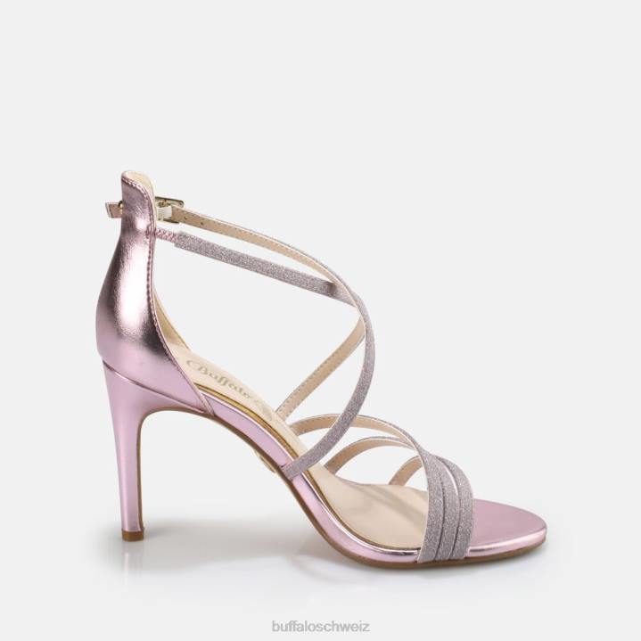Buffalo Makai 2 Sandale vegan 846Z490 Rosa|Sandalen