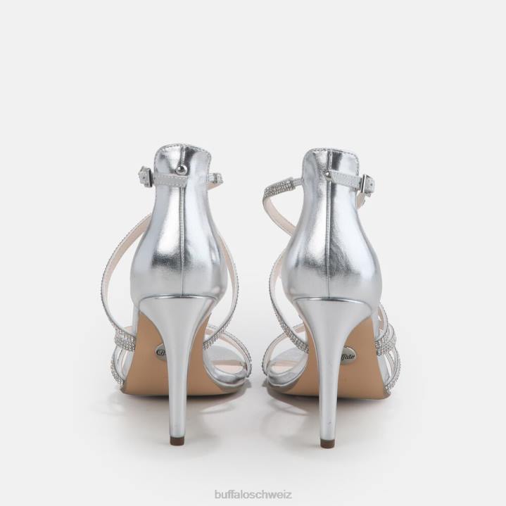 Buffalo Makai 2 Sandale vegan 846Z493 Silber|Sandalen