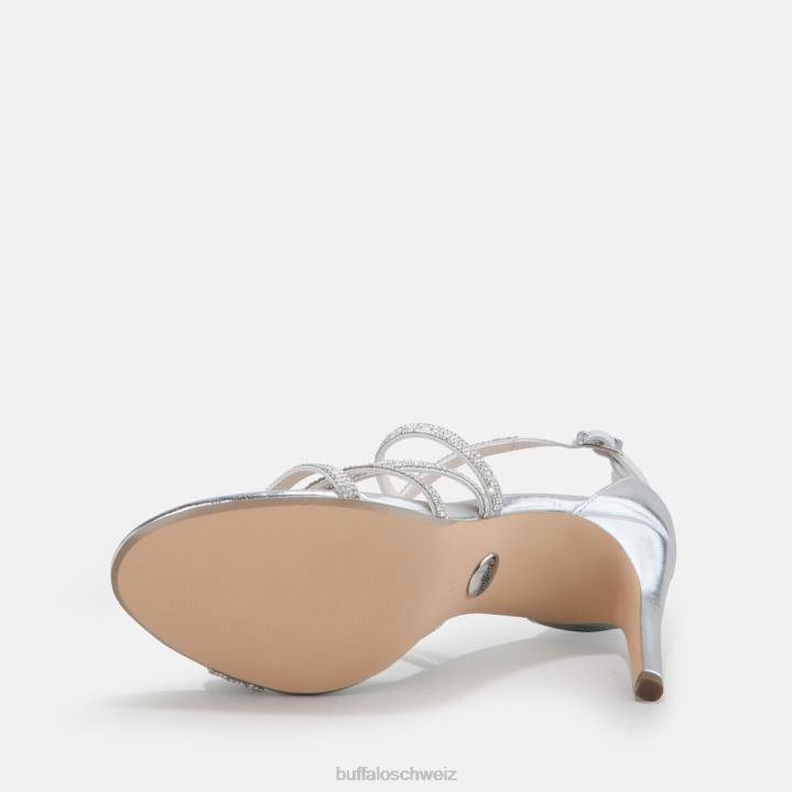 Buffalo Makai 2 Sandale vegan 846Z493 Silber|Sandalen