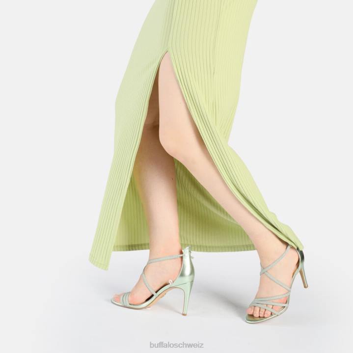 Buffalo Makai 2 Sandale vegan 846Z494 Grün|Sandalen