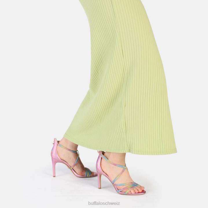 Buffalo Makai 2 Sandale vegan 846Z495 Regenbogen|Sandalen