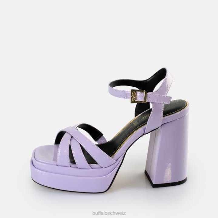 Buffalo May Donna Sandaletten vegan 846Z252 Lavendel|Sandalen