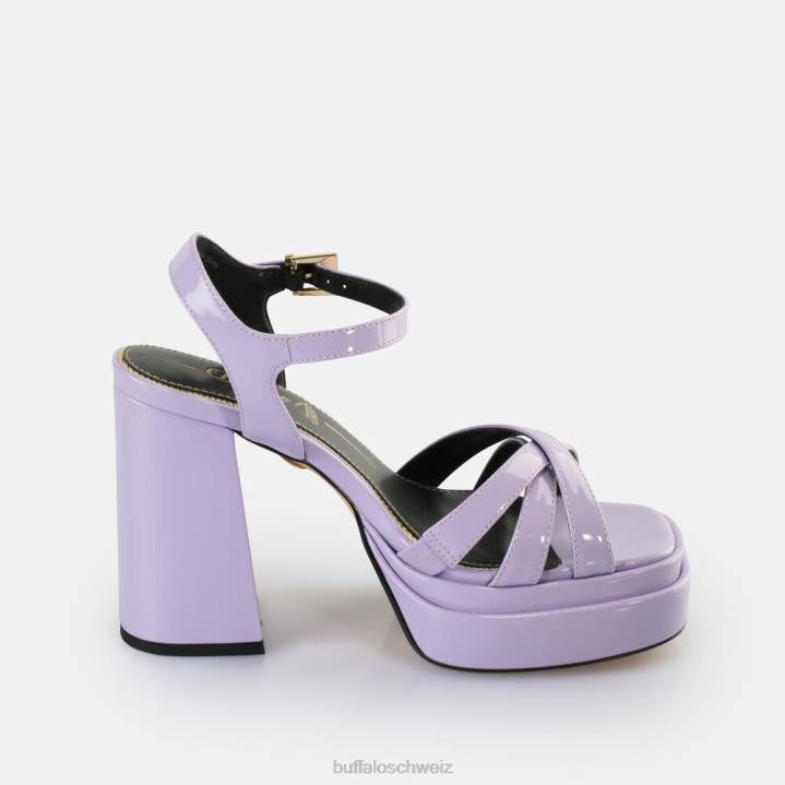 Buffalo May Donna Sandaletten vegan 846Z252 Lavendel|Sandalen