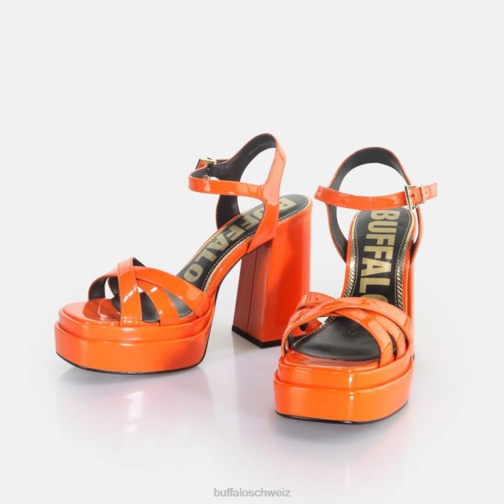 Buffalo May Donna Sandaletten vegan 846Z326 orange|Sandalen