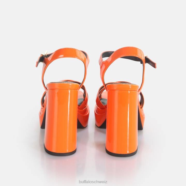 Buffalo May Donna Sandaletten vegan 846Z326 orange|Sandalen