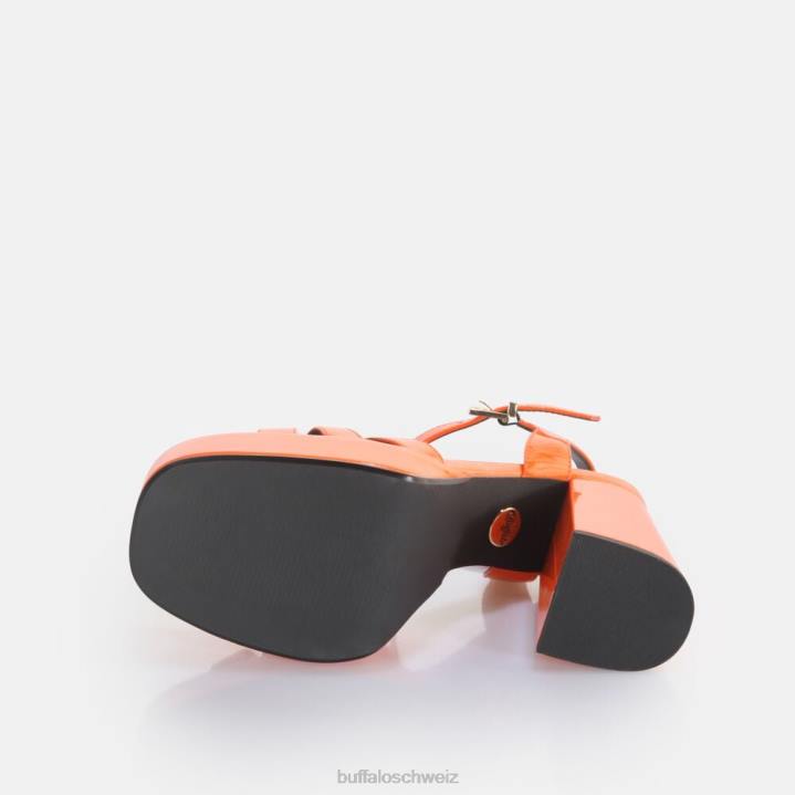 Buffalo May Donna Sandaletten vegan 846Z326 orange|Sandalen