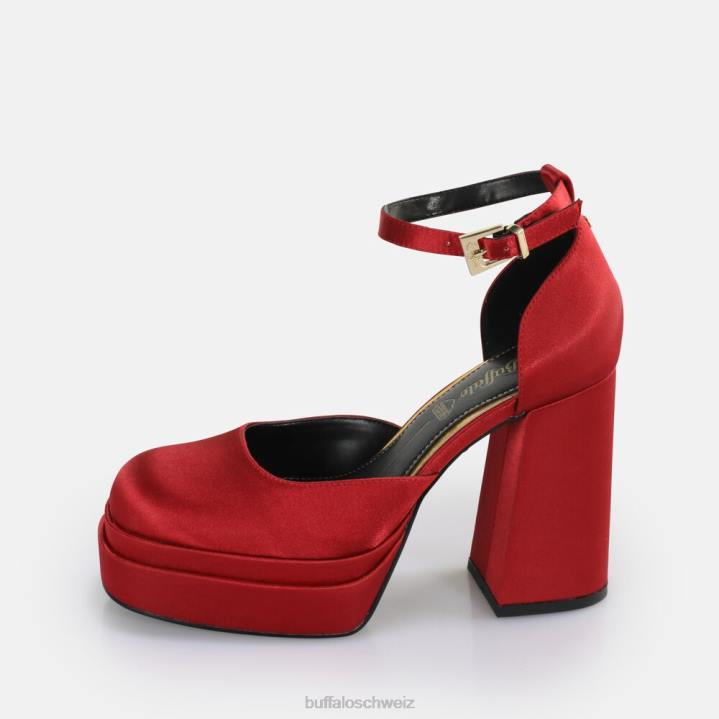 Buffalo May Dorsay Sandale vegan 846Z854 Rot|Sandalen